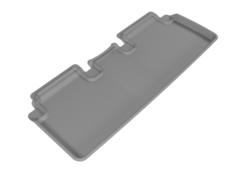 Tesla Model S Floor Mats - Rear - 3D MAXpider - Kagu - Gray - `12-`20